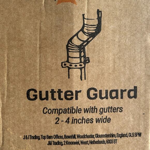 Kraftex Gutter Guard for gutters 2-4 inches wide. NEW with Stainless Steel Clamp - Picture 3 of 3